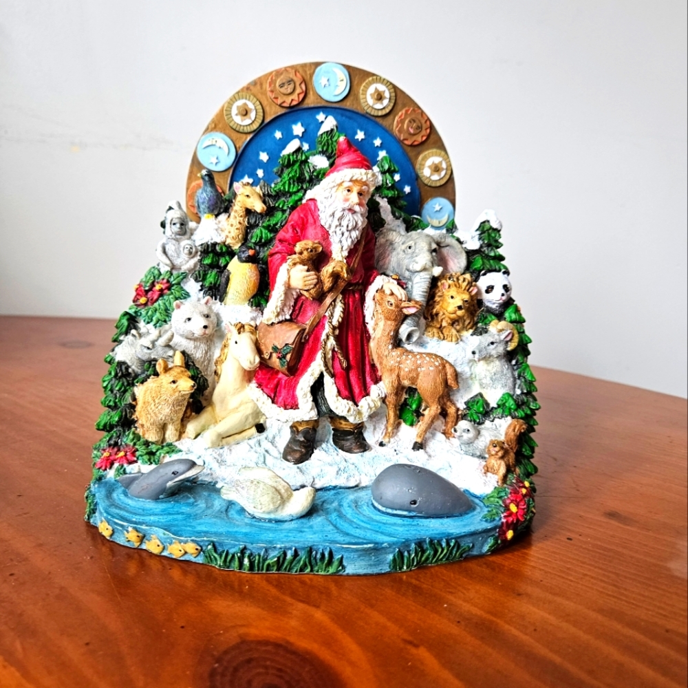 Vintage Santa Music Box